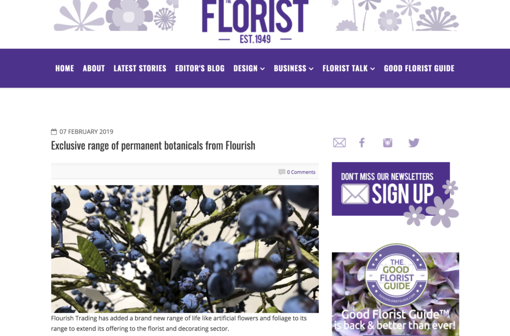 Flourish Trading in The Florist