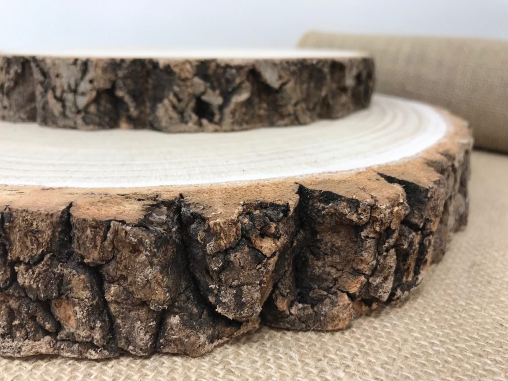 Wood slices and recycled wood products