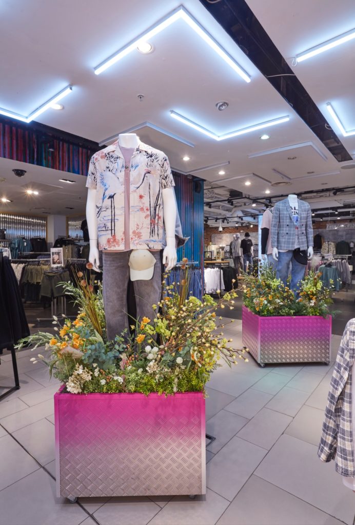 Flourish Trading - Blacks Visual - Top Shop - floral visual merchandising scheme 3