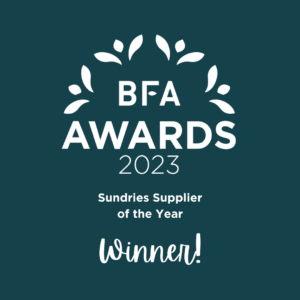BFA Awards 2023 Sundries Supplier of the Year Flourish Trading